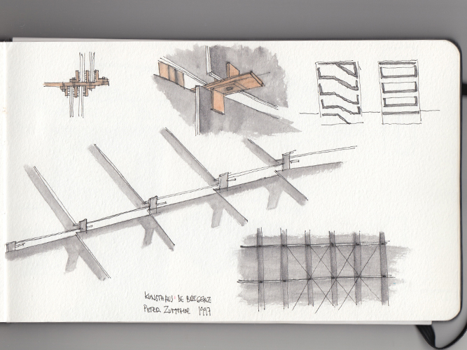 Dibujo cuaderno moleskine arquitectura - Pablo Martínez Alonso