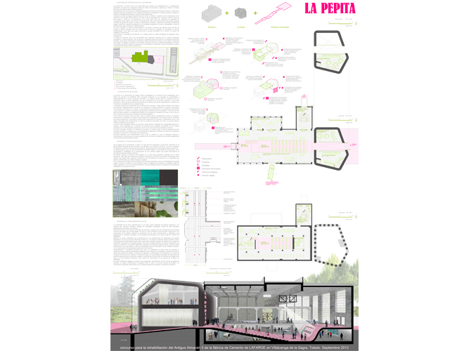 Concurso para la rehabilitación del Antiguo Almacén 5 fabrica de cementos Lafarge Pablo Martínez Alonso